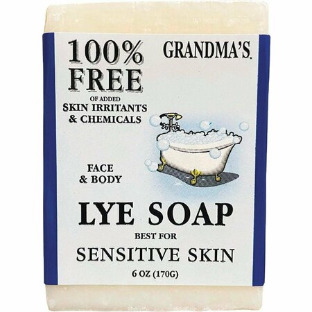 GRANDMAS 6 Oz. Face & Body Lye Bar Soap 60012